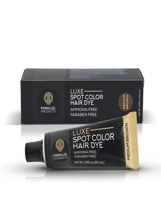 Parallel Products - Luxe Color (Medium Brown) - Cream Hair Dye - 25mL - Tint for Professional Spot Coloring - Covers Grey Hair - Root Touch-Up - Image 1